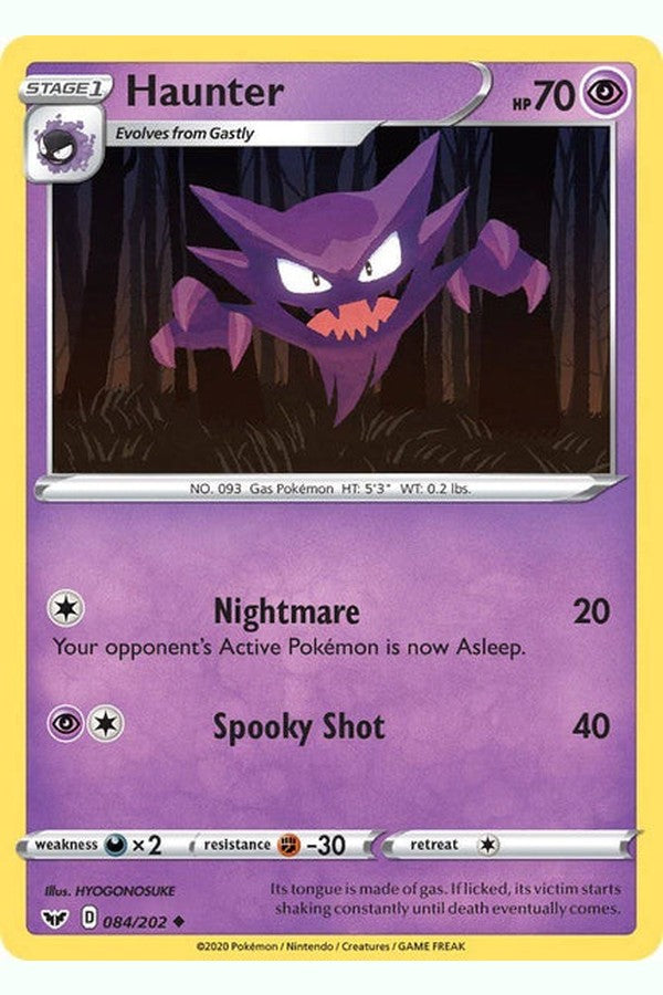 084 / 202 Haunter - Uncommon - Collectible Madness