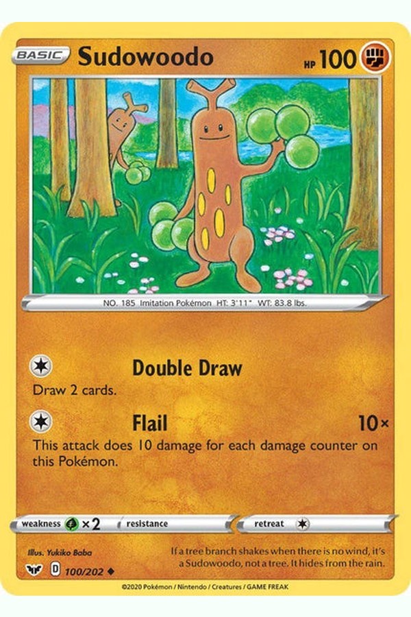100 / 202 Sudowoodo - Uncommon - Collectible Madness