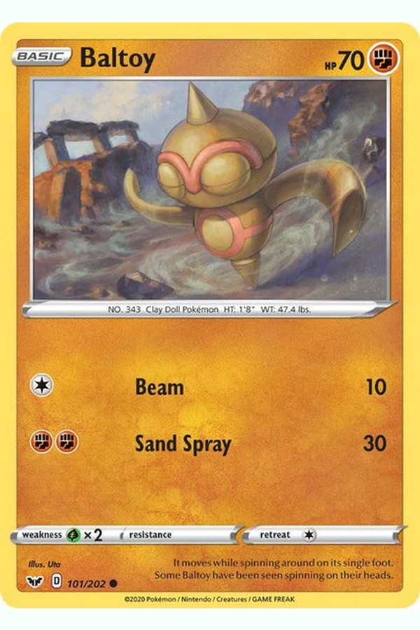 101 / 202 Baltoy - Common - Collectible Madness