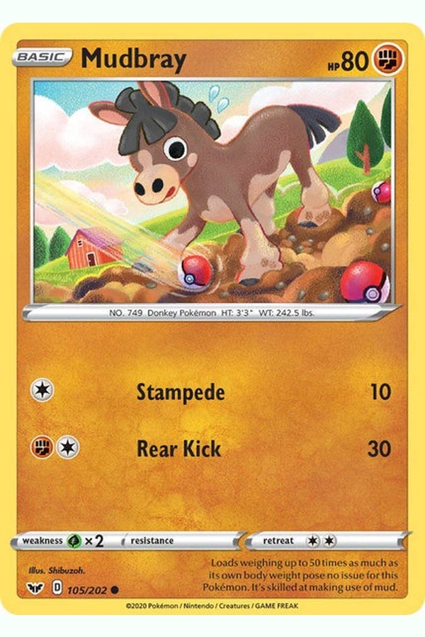 105 / 202 Mudbray - Common - Collectible Madness