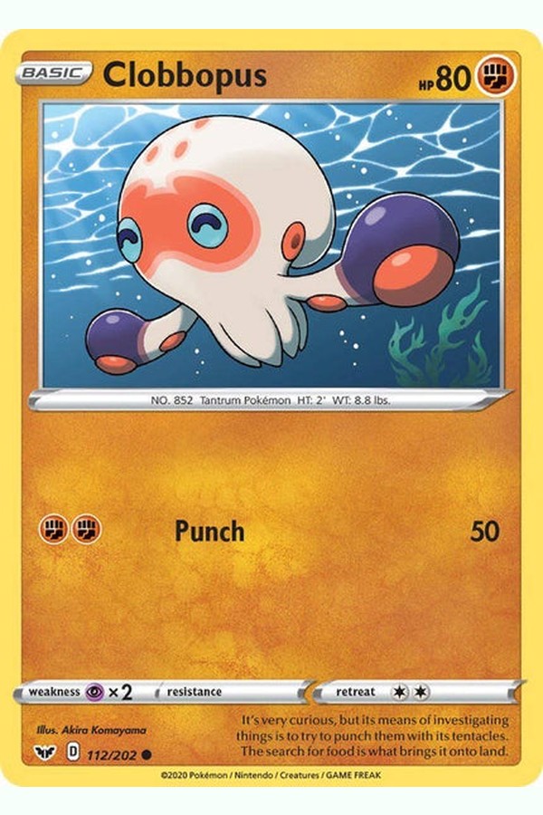 112 / 202 Clobbopus - Common - Collectible Madness