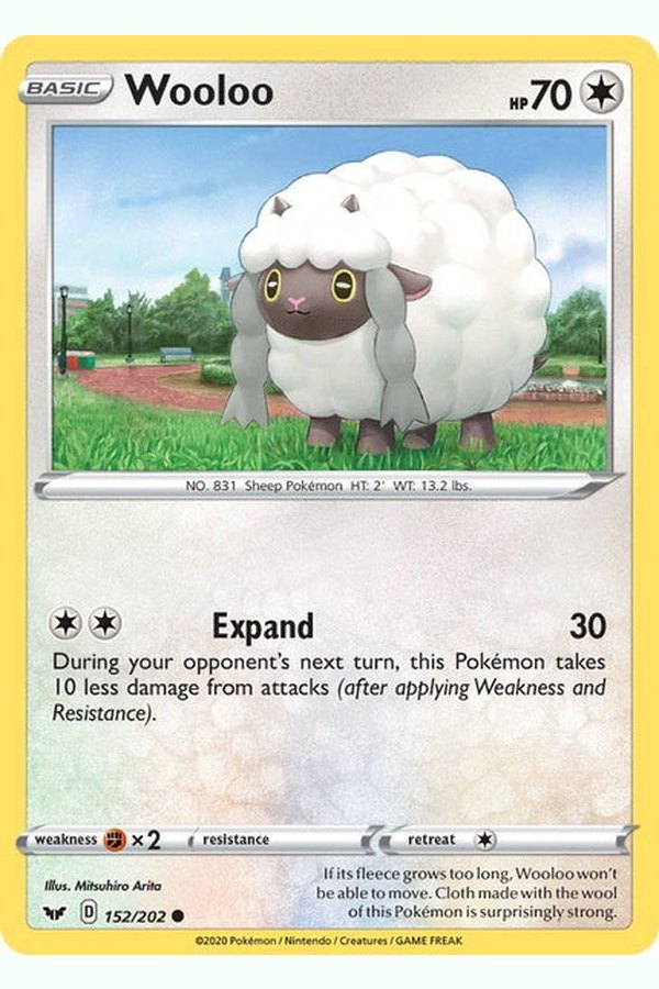 152 / 202 Wooloo - Common - Collectible Madness