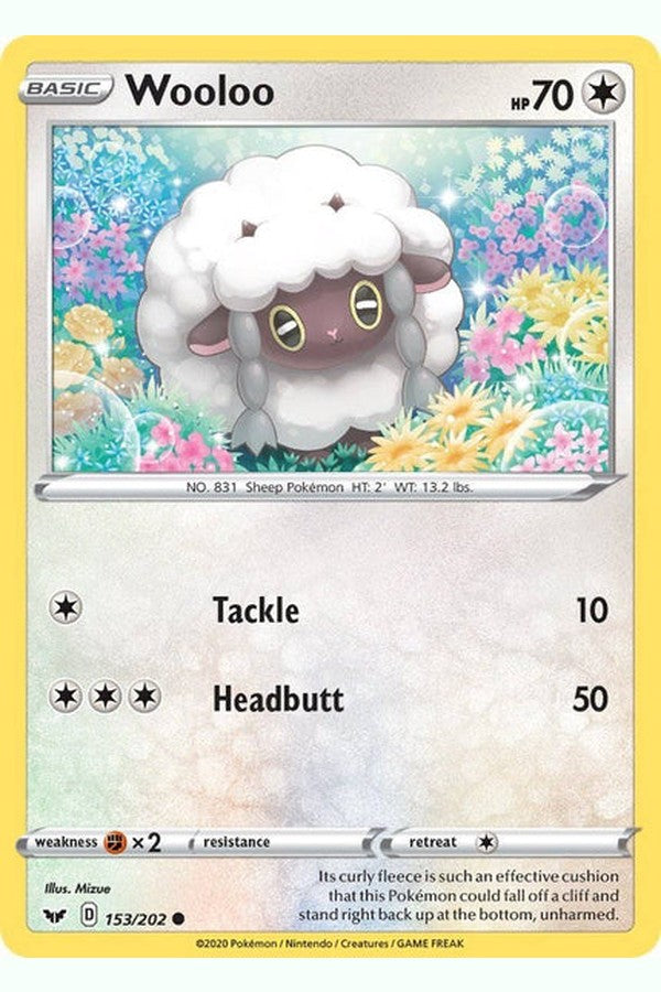 153 / 202 Wooloo - Common - Collectible Madness