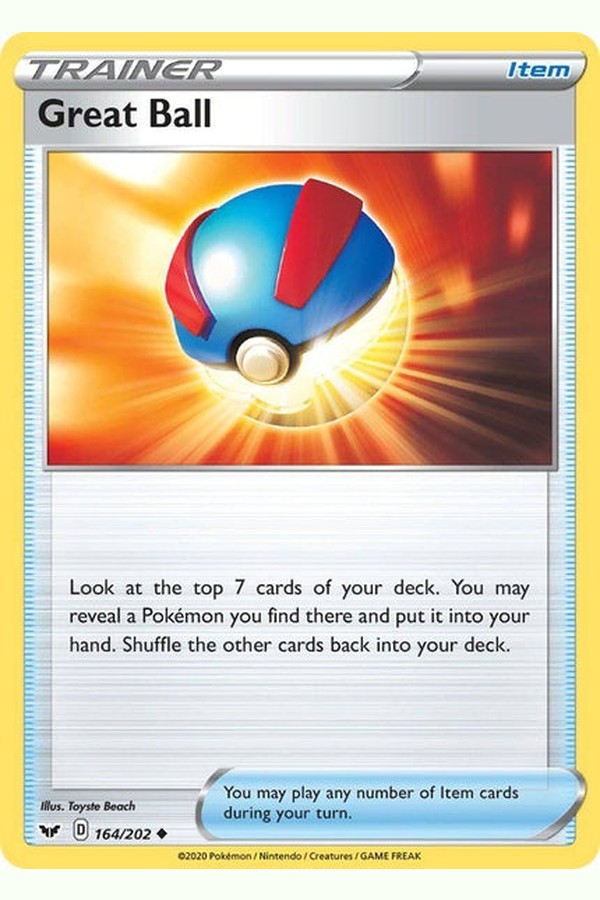 164 / 202 Great Ball - Uncommon - Collectible Madness