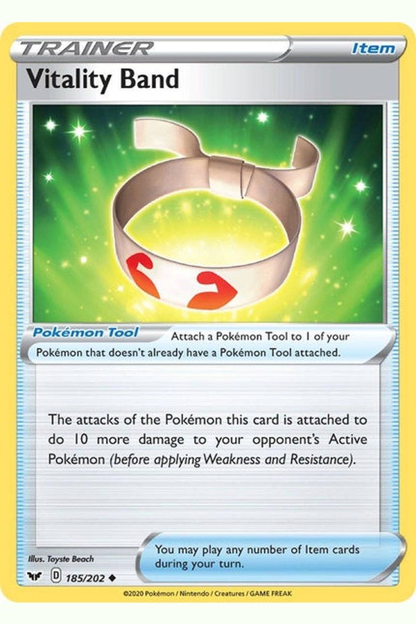 185 / 202 Vitality Band - Uncommon - Collectible Madness