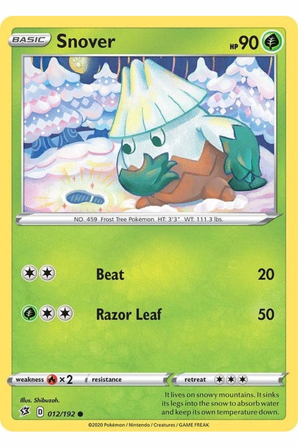 012 / 192 Snover - Common - Collectible Madness