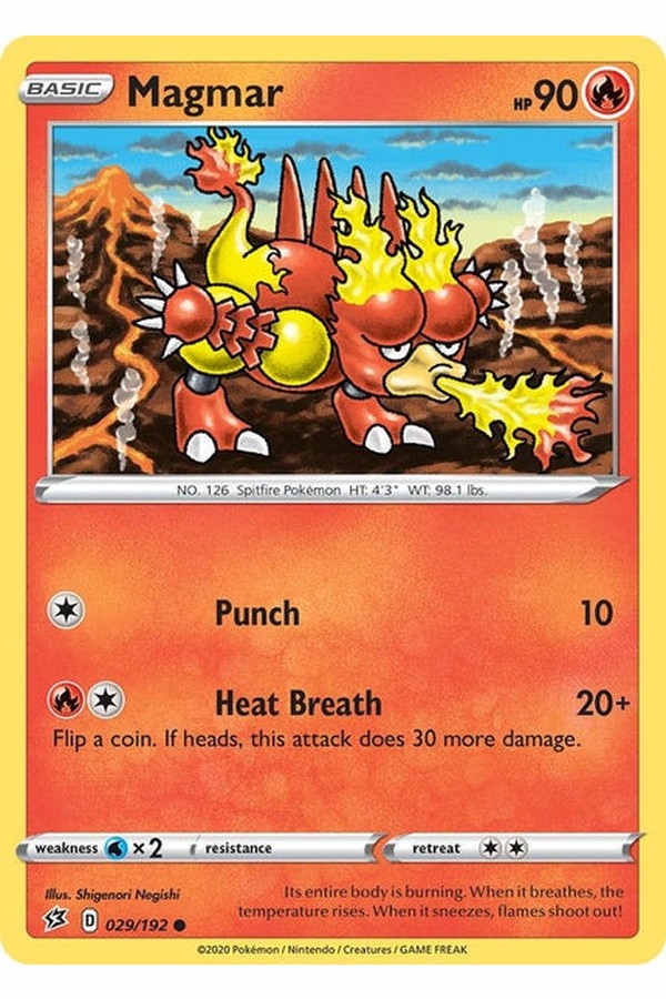 029 / 192 Magmar - Common - Collectible Madness