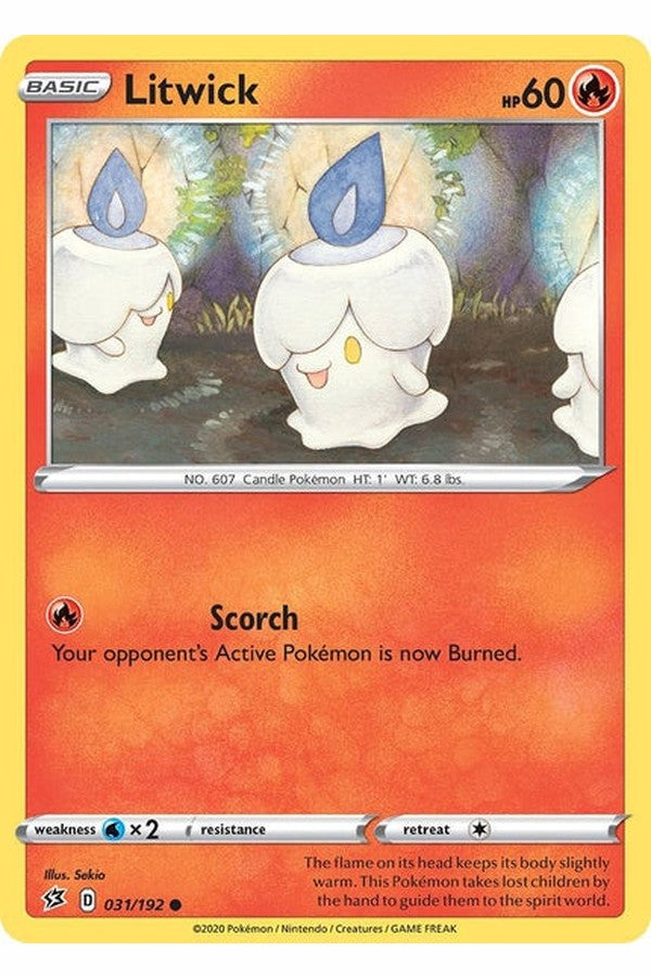 031 / 192 Litwick - Common - Collectible Madness