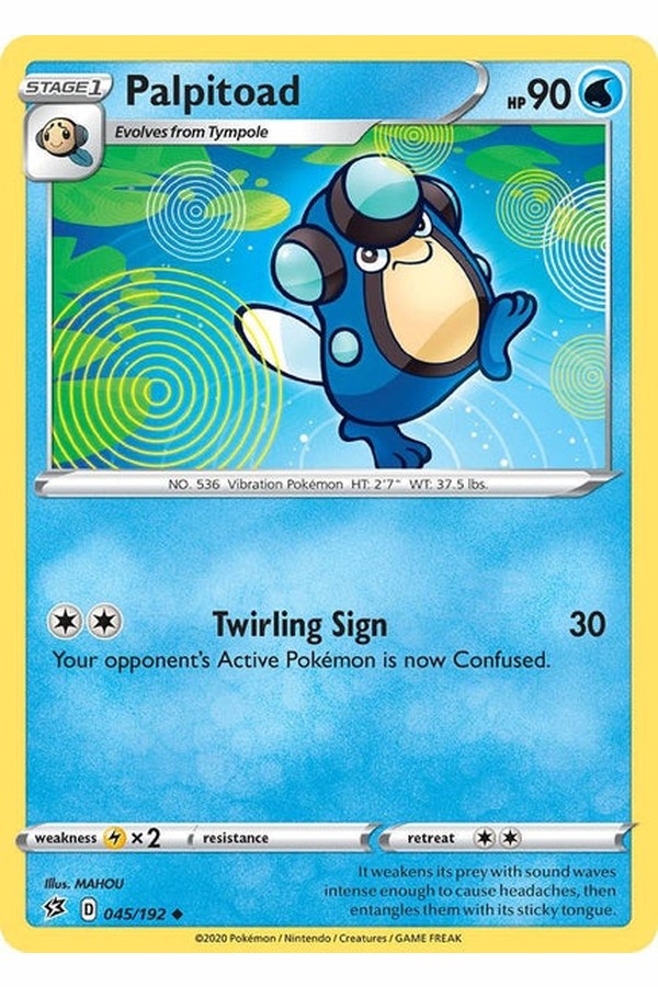 045 / 192 Palpitoad - Uncommon - Collectible Madness