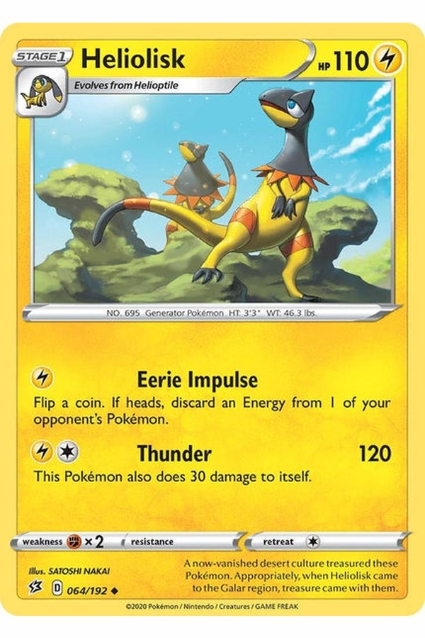 064 / 192 Heliolisk - Uncommon - Collectible Madness