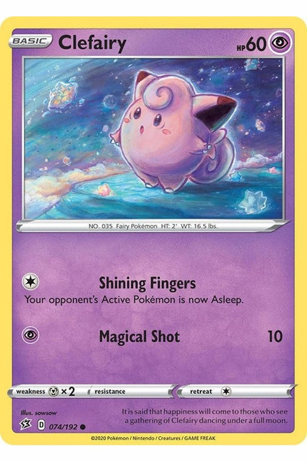 074 / 192 Clefairy - Common - Collectible Madness