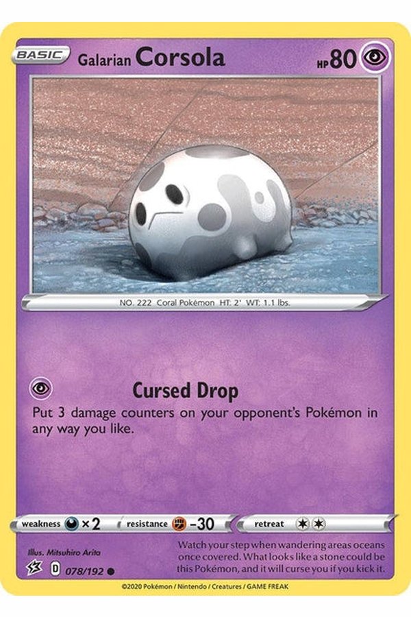 078 / 192 Galarian Corsola - Common - Collectible Madness