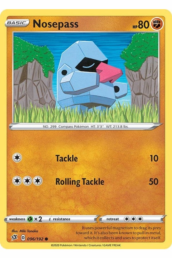 096 / 192 Nosepass - Common - Collectible Madness