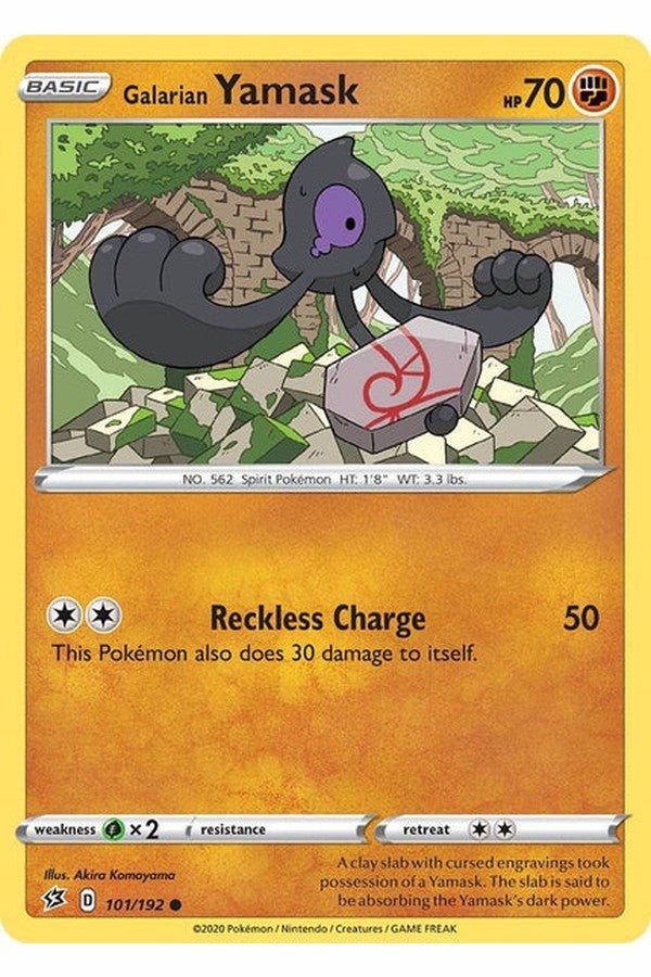 101 / 192 Galarian Yamask - Common - Collectible Madness