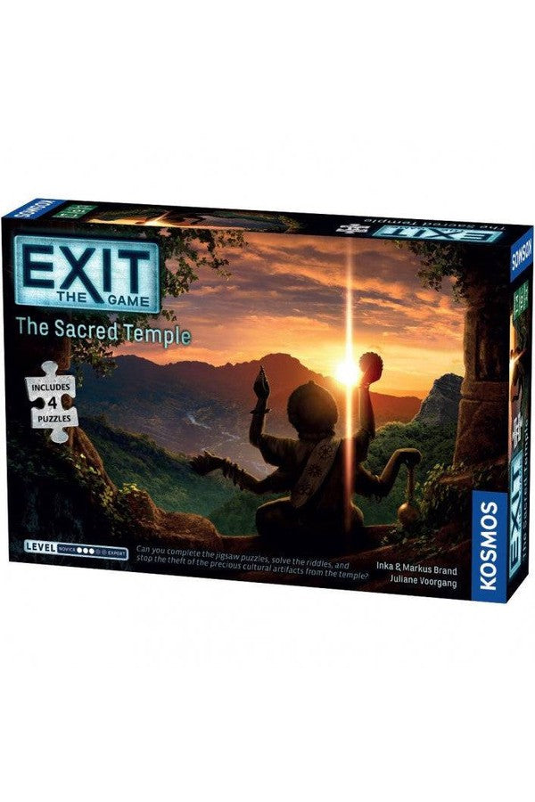 Exit The Game: The Sacred Temple (Jigsaw Puzzle and Game) - Collectible Madness