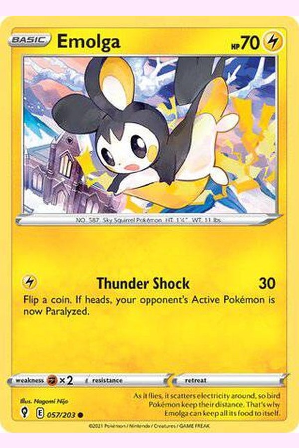 057/203 Emolga - Common - Collectible Madness