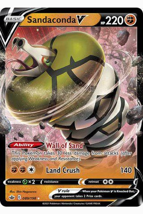 089/198 Sandaconda V - Rare Holo V - Collectible Madness