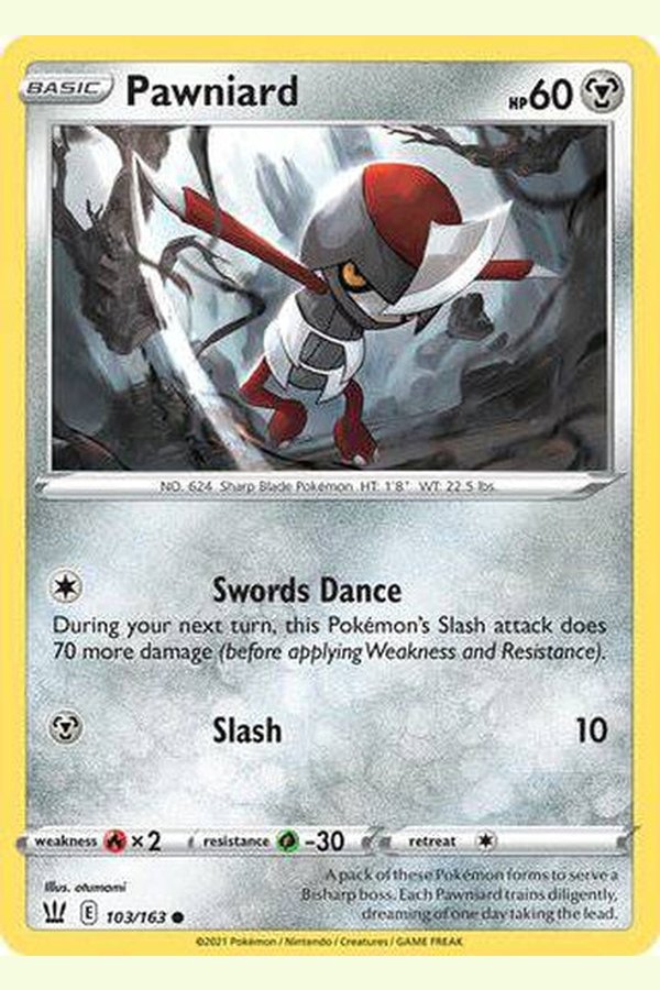 103/163 Pawniard - Common - Collectible Madness