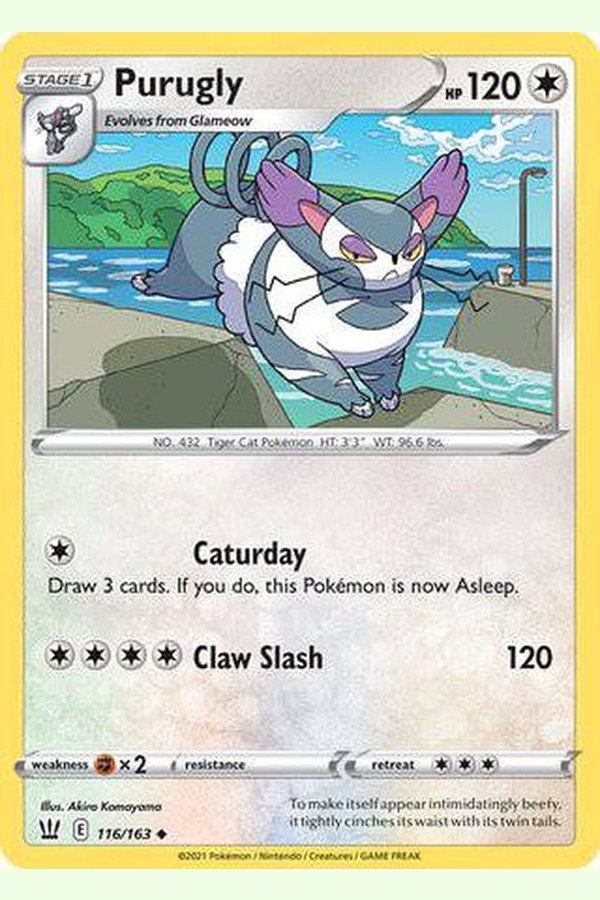 116/163 Purugly - Uncommon - Collectible Madness