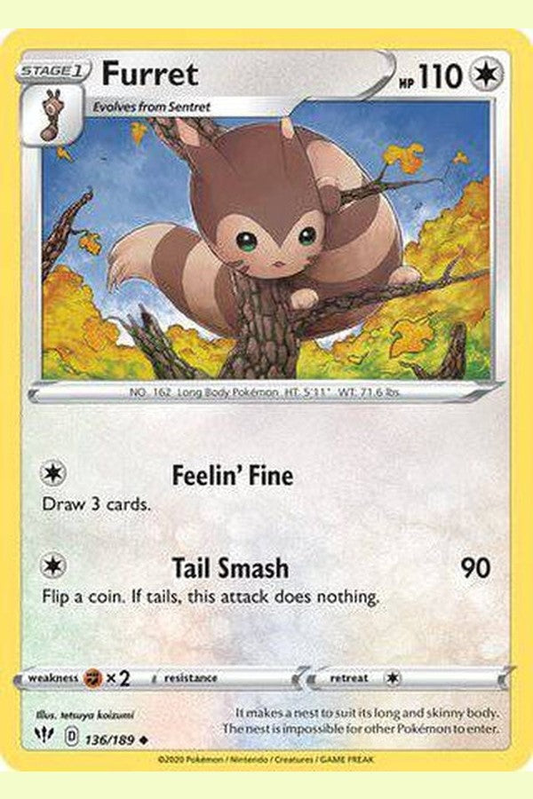 136/189 Furret - Uncommon - Collectible Madness