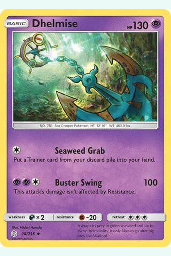 098/236 Dhelmise - Uncommon - Collectible Madness
