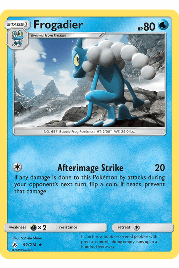 052 / 214 Frogadier - Uncommon - Collectible Madness