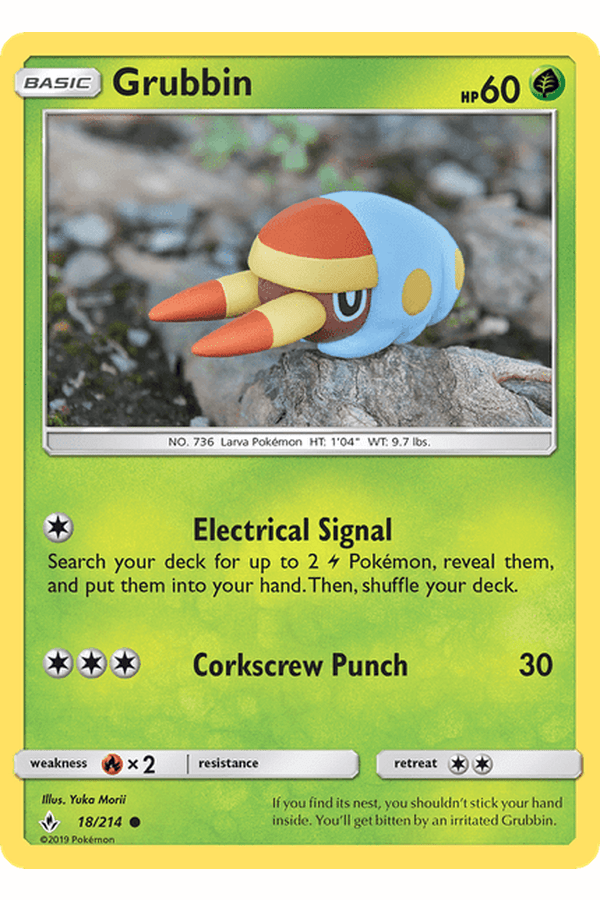 018 / 214 Grubbin - Common - Collectible Madness