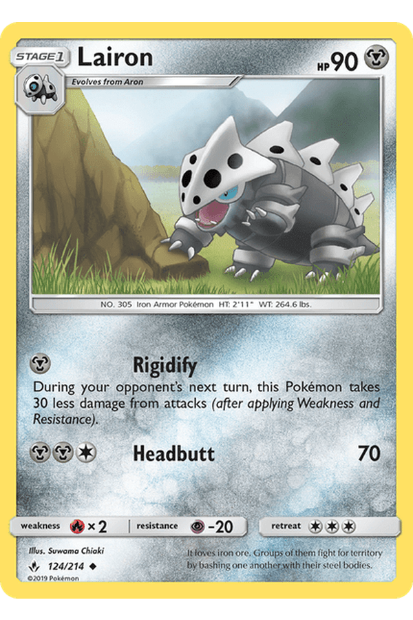 124 / 214 Lairon - Uncommon - Collectible Madness