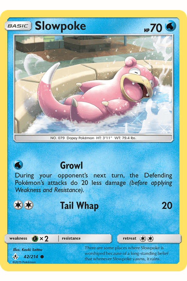 042 / 214 Slowpoke - Common - Collectible Madness