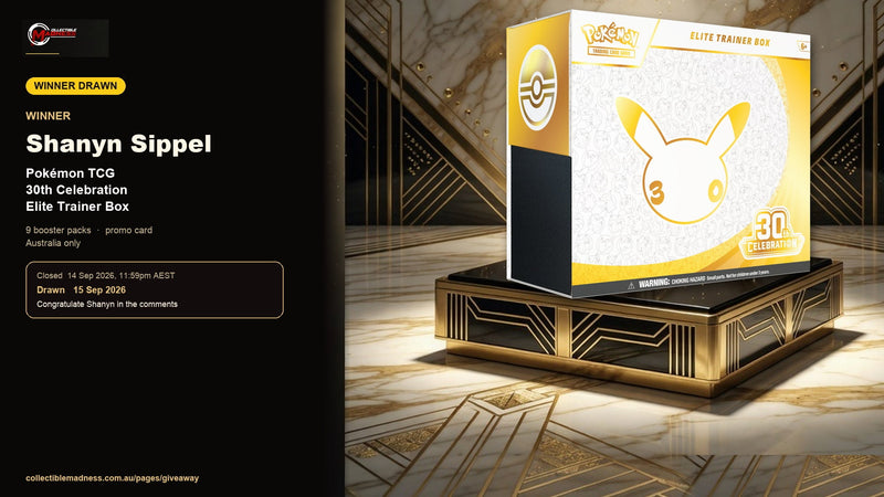 30th Celebration ETB Giveaway Winner Announced