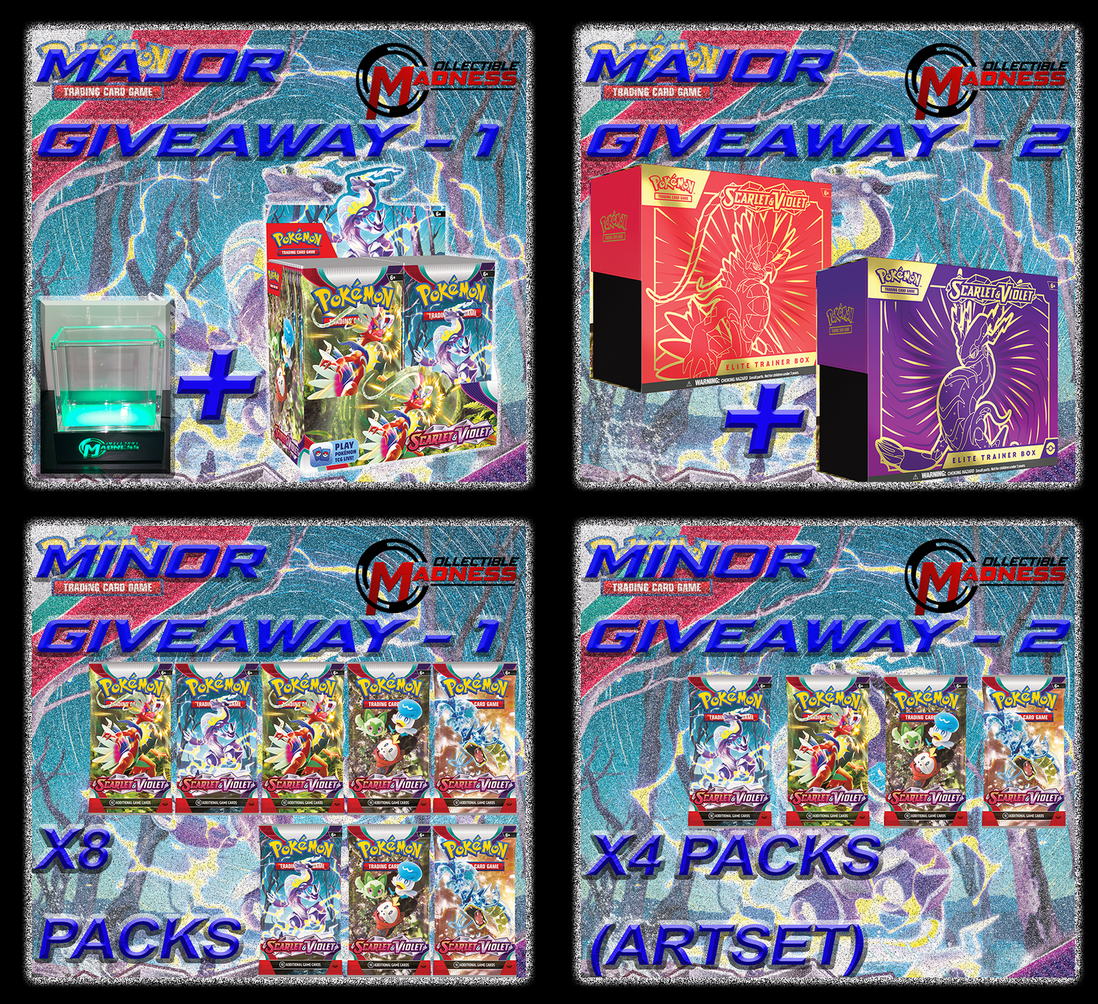 Pokemon TCG Scarlet & Violet GIVEAWAY WINNERS Announced