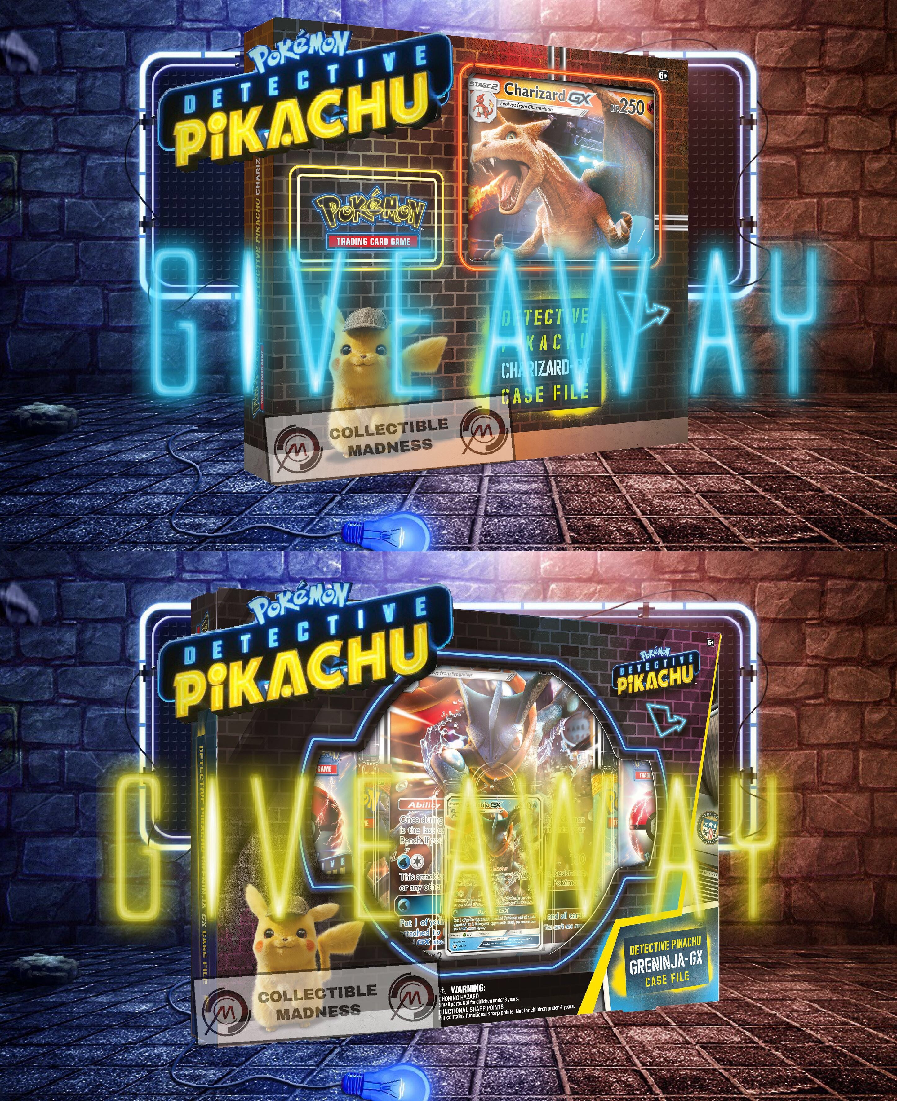 Detective Pikachu GIVEAWAY Winners 