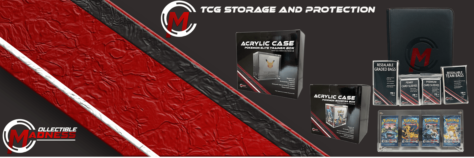 TCG Card Storage & Protection - Collectible Madness AU