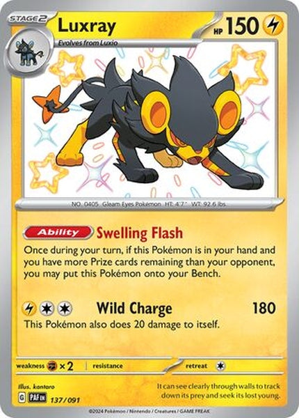 137/091 Luxray - Shiny Rare