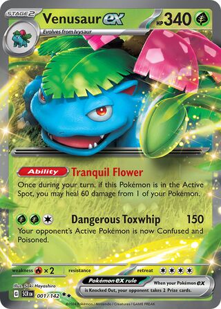 001/142 Venusaur ex - Double Rare