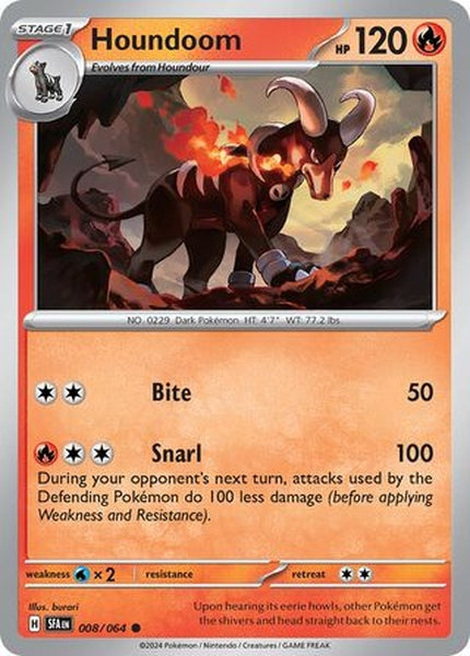 008/064  Houndoom - Common Reverse Holo