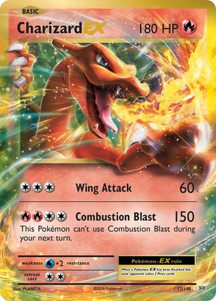 012/108 Charizard-EX - Rare Holo EX