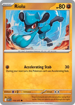 112/217 Riolu - Common
