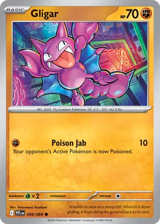 049/094 Gligar - Common Reverse Holo