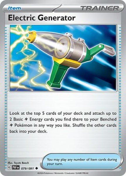 079/091 Electric Generator - Uncommon Reverse Holo