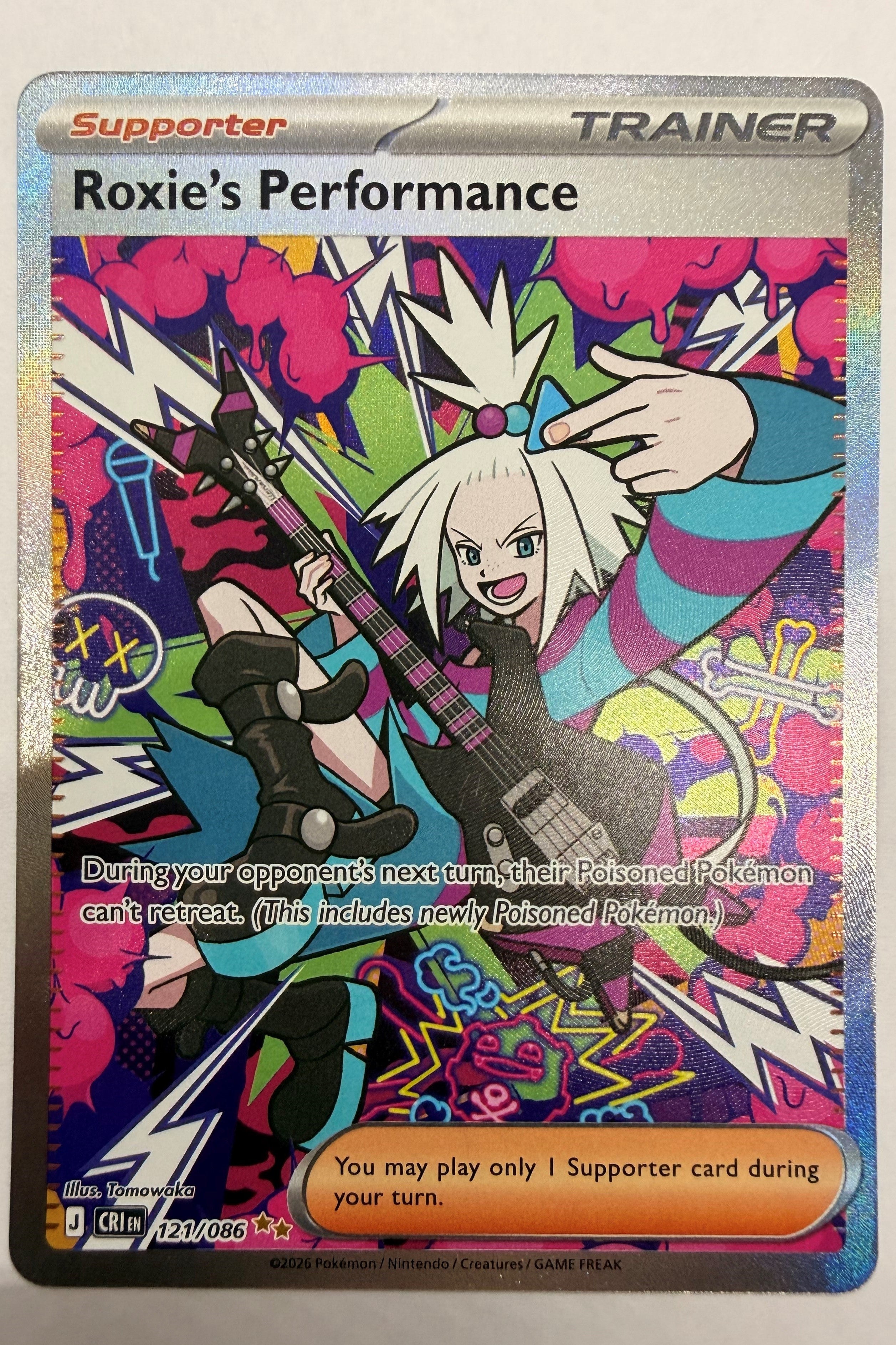 Roxie's Performance 121/086 Special Illustration Rare NM - Chaos Rising