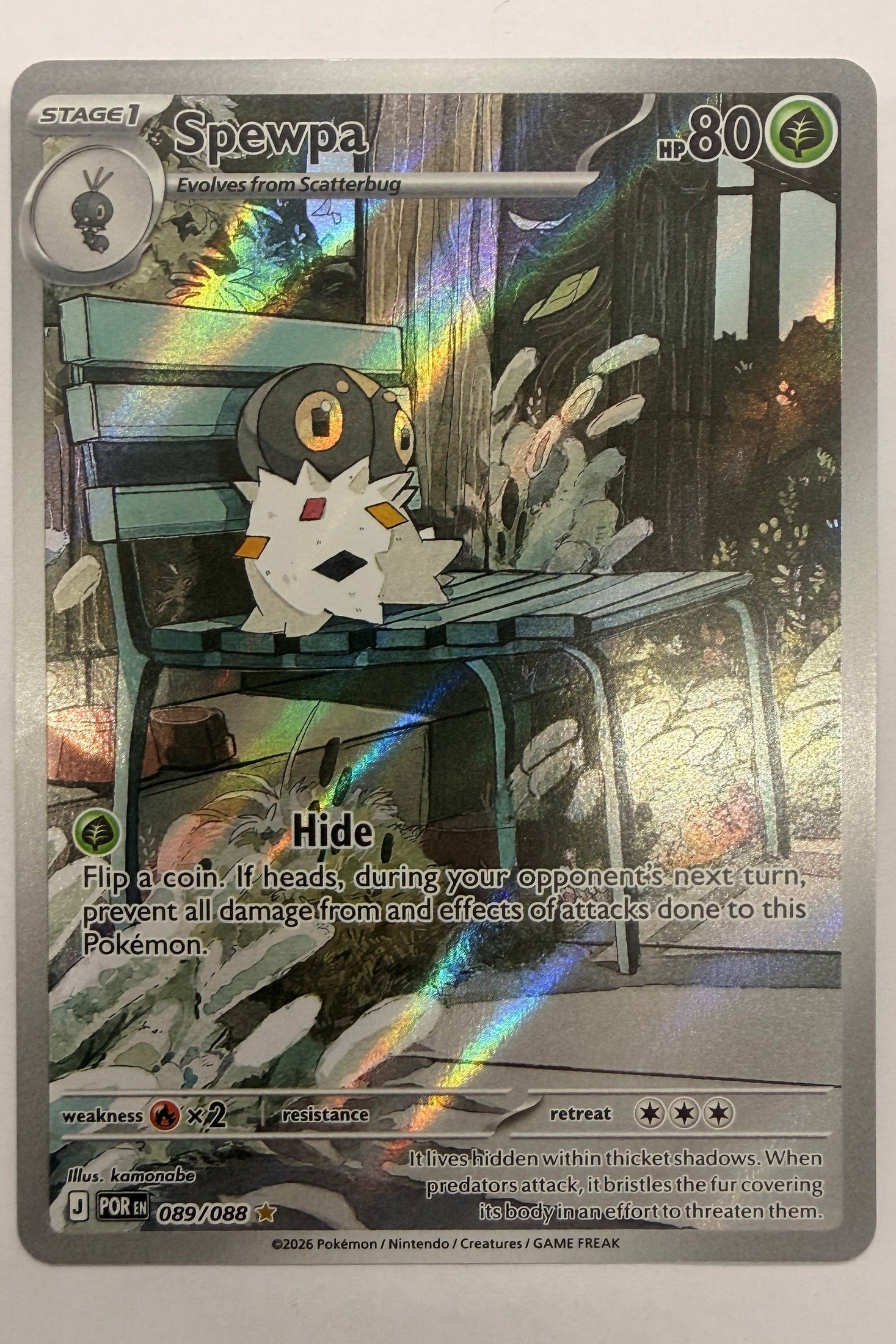 089/088 Spewpa - Illustration Rare