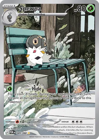 089/088 Spewpa - Illustration Rare
