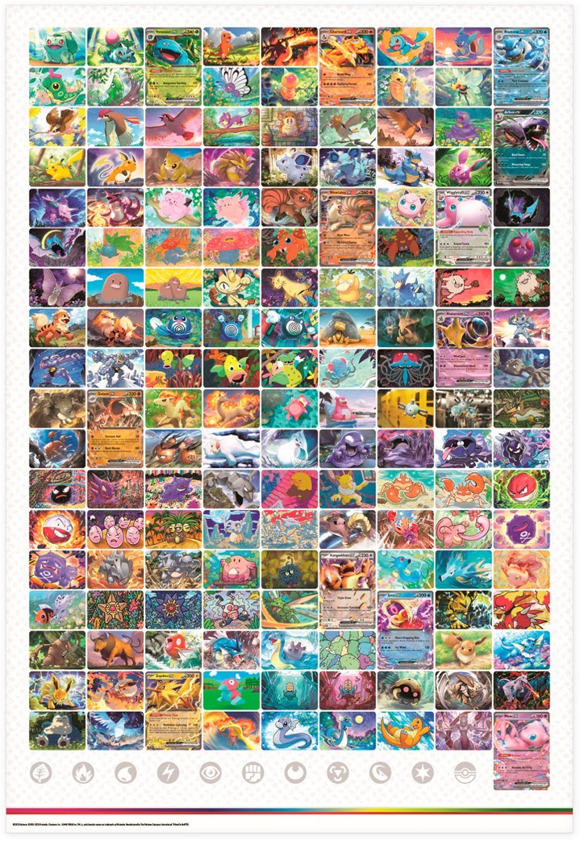 Pokemon - TCG - Scarlet & Violet 151 Poster Collection - Collectible Madness