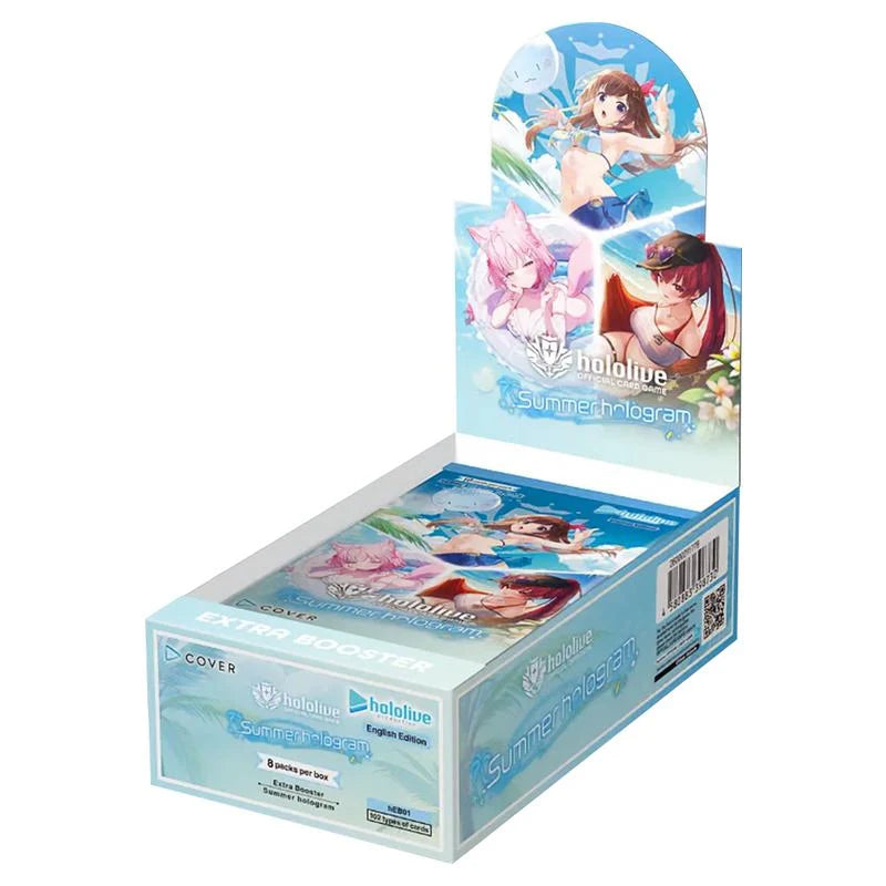 hololive OFFICIAL CARD GAME hEB01e Summer hologram - Extra Booster Box