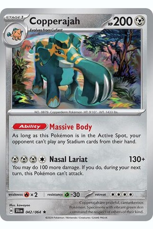 042/064  Copperajah - Rare Reverse Holo