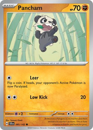 085/142 Pancham - Common Reverse Holo