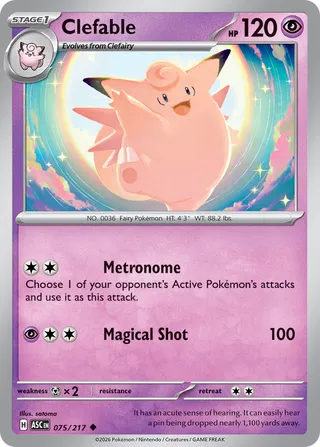 075/217 Clefable - Uncommon
