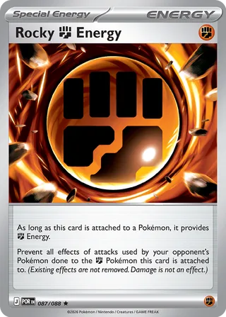 087/088 Rocky Fighting Energy - Rare Holo
