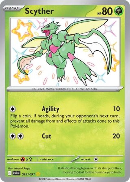 095/091 Scyther - Shiny Rare